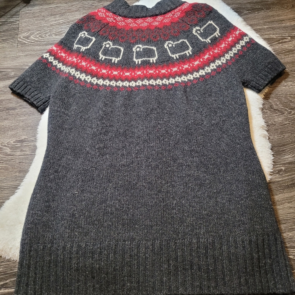 Woolrich Cute Sheep Cardigan Sz L - Picture 3 of 7